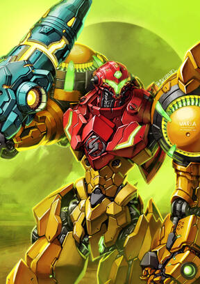 Metroid fanart (2021)